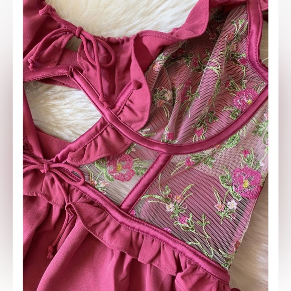 FOR LOVE & LEMONS Camila Sleeved Slip Dress - Picture 7 of 13